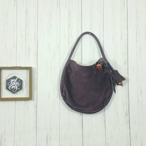 Roberta Gandolfi Purple Leather Bag